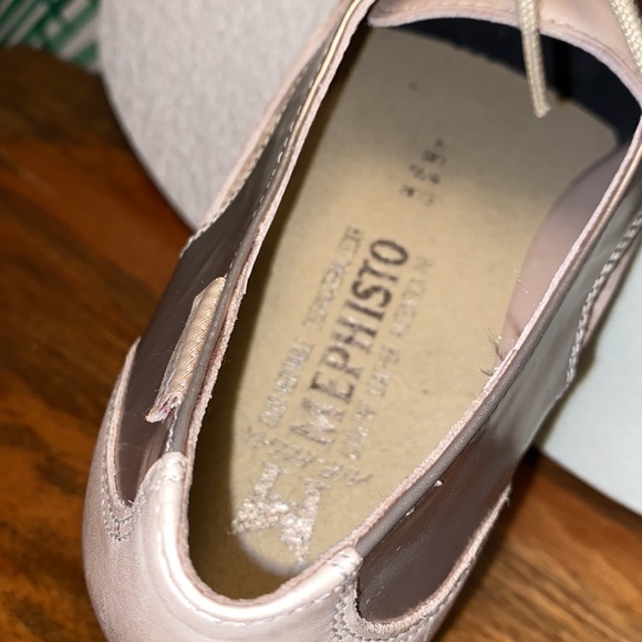 Mephisto Coleta Mary Janes Taupe Silver Lightweight Shoes Women’s 9 - Picture 8 of 9